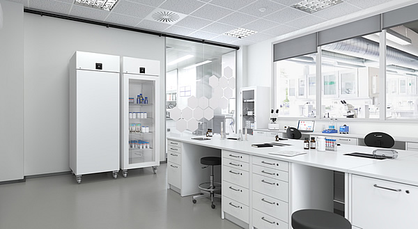 Armoires de laboratoire qualifiables cuve inox