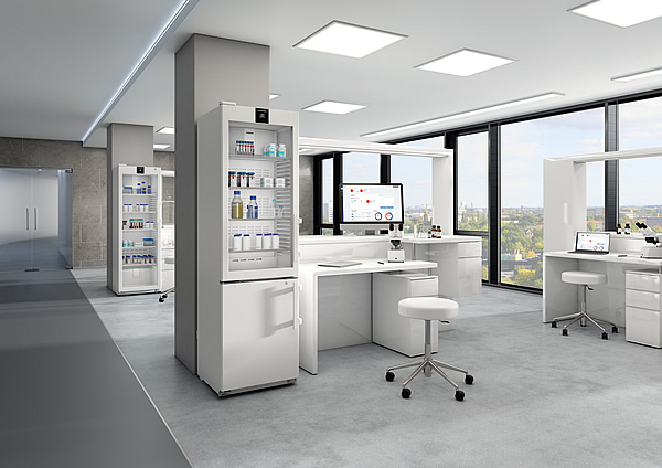 Armoires de laboratoire qualifiables cuve PS