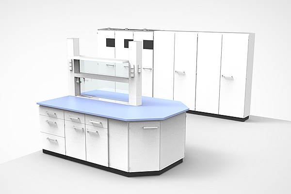 La nouvelle armoire basse d’angle Okto de Köttermann