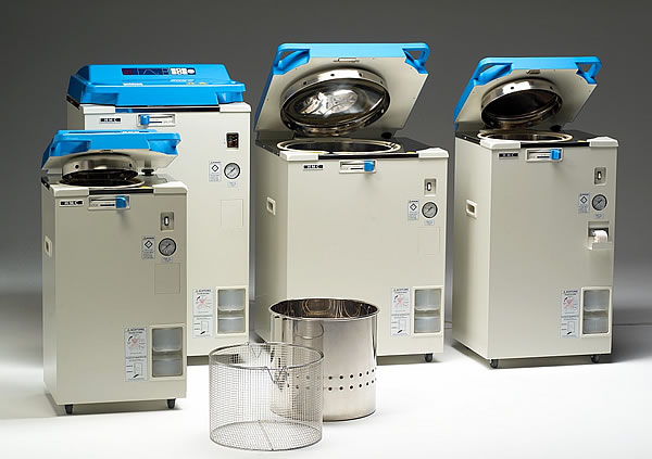 Autoclaves de base verticaux (Série-HV)