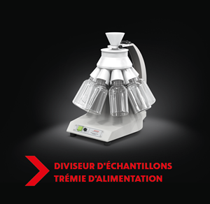 Diviseur d'échantillons | Trémie d'alimentation