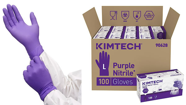  Kimtech™ Purple Nitrile gloves
