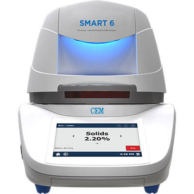 Smart 6, Thermobalance pour l'analyse en moins de 3 minutes du taux d'humidité ou extrait sec